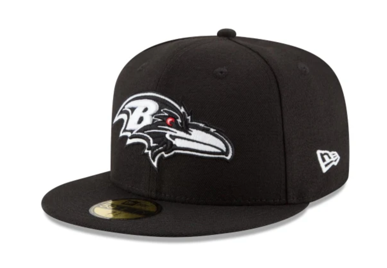 New Era Baltimore Ravens Snapback Hat 'Black/White'