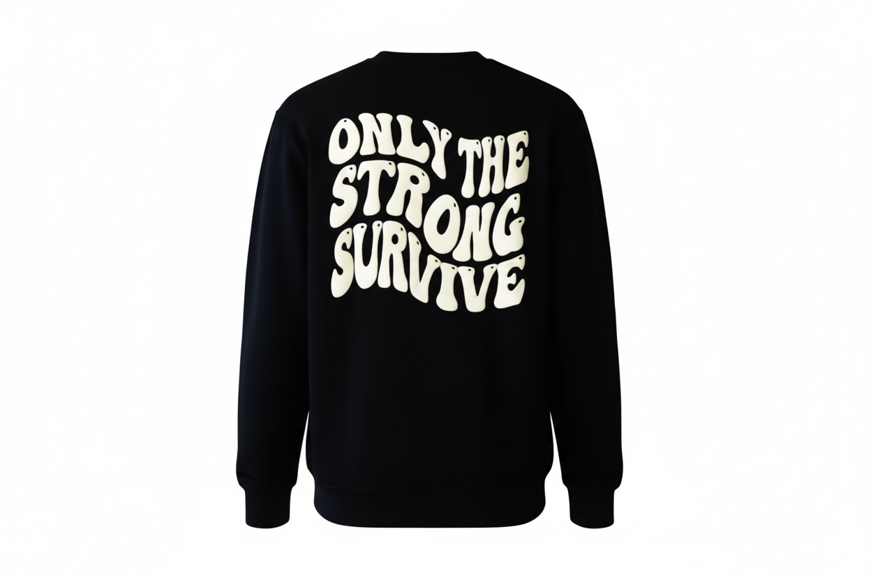 Bandits Only The Strong Survive Crewneck Sweatshirt 'Black'