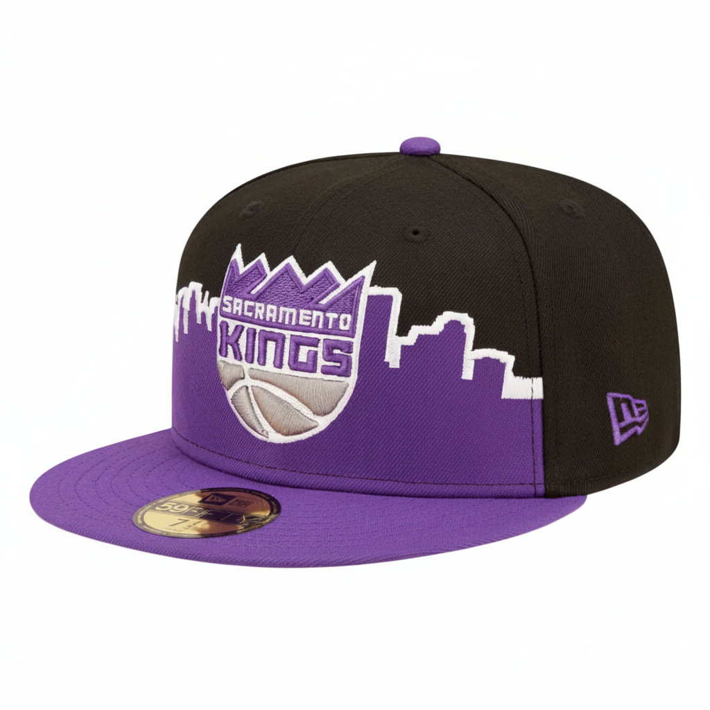 New Era Sacramento Kings 2022 NBA Tip Off Fitted Hat 'Black/Purple'