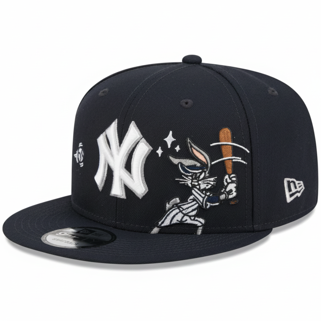 New York Yankees Bugs Bunny Swing 9FIFTY Snapback Hats 'Navy'