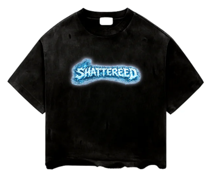 Shattered Hearts Frosty T-Shirts 'Icey Black'