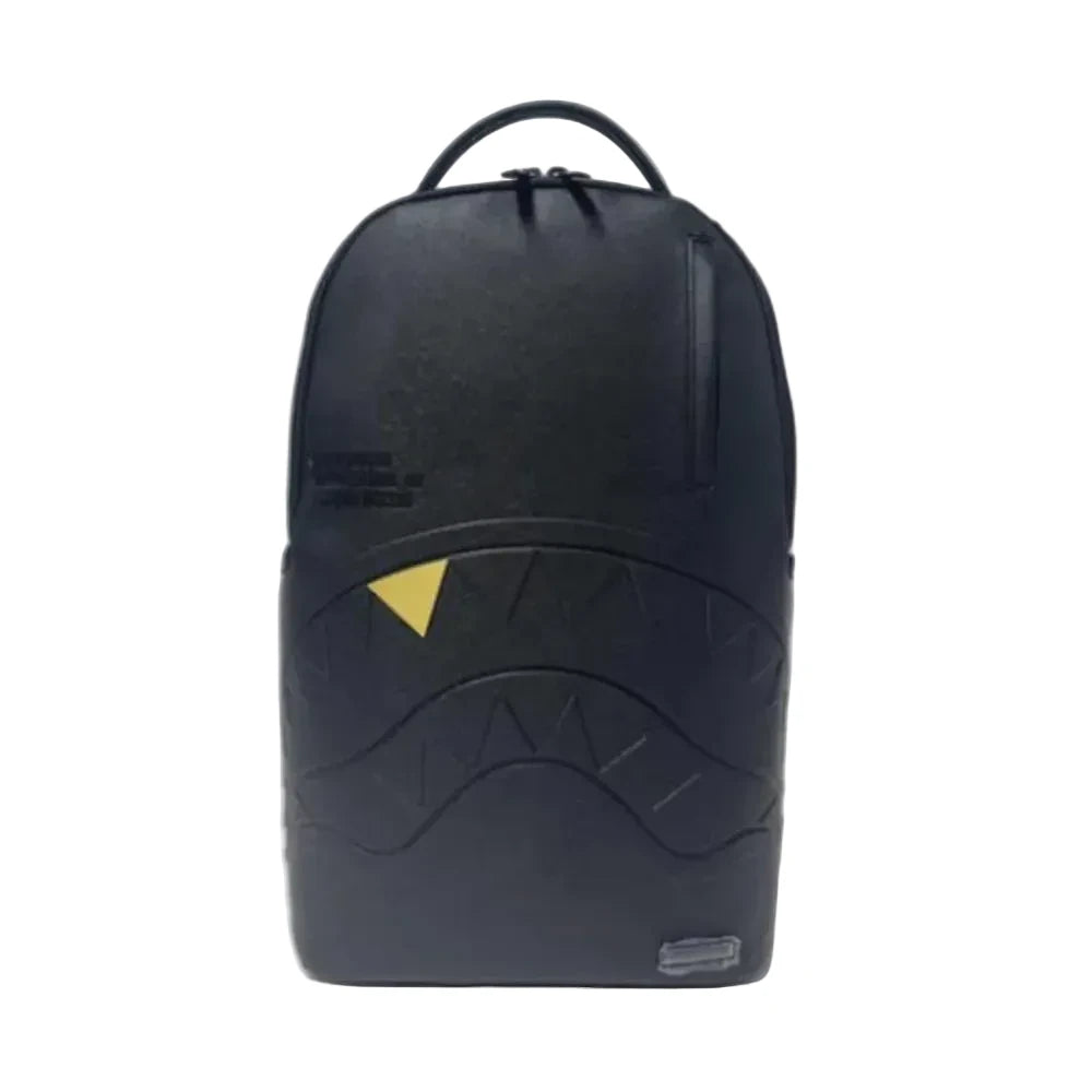 Sprayground Blacked Out Embossed Gold Tooth Backpack