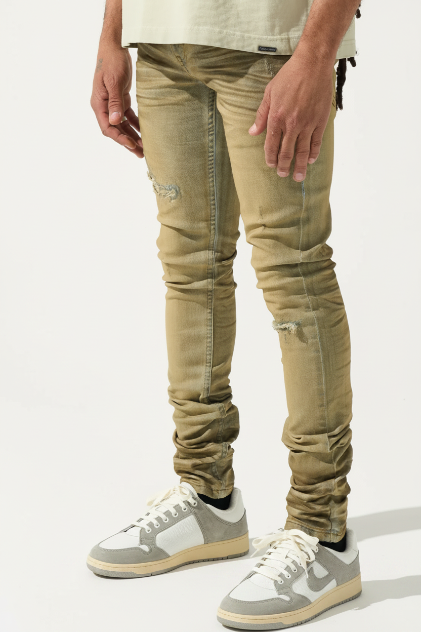 Serenede Denim Jeans 'Mocha'