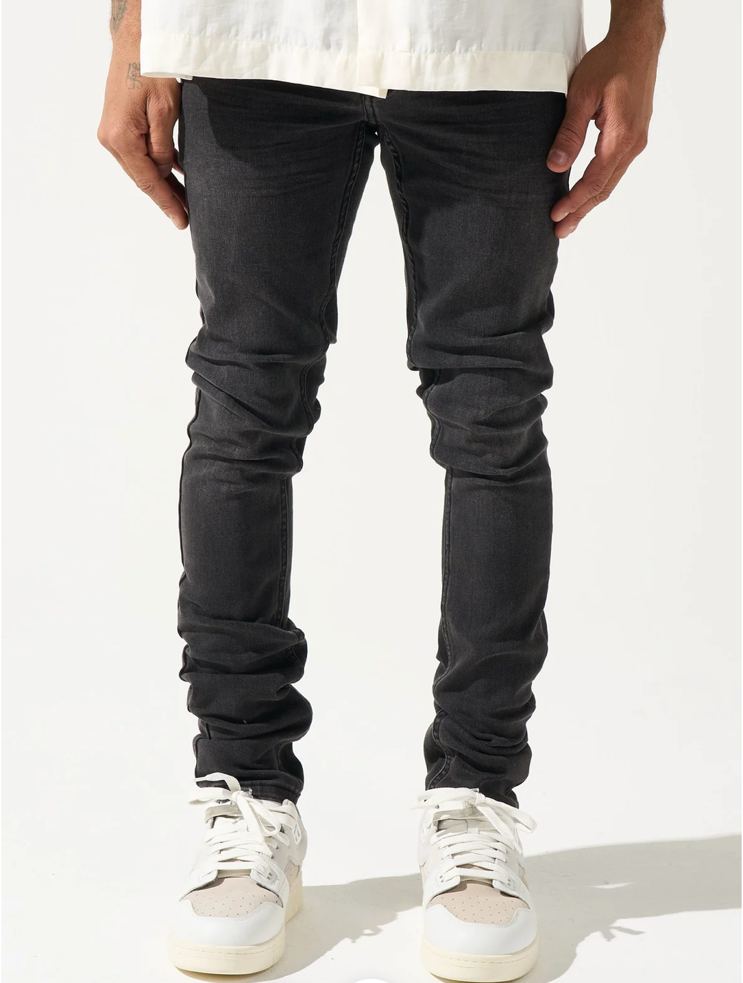 Serenede Vintage Fade Black Men's Jeans 'Ghost'