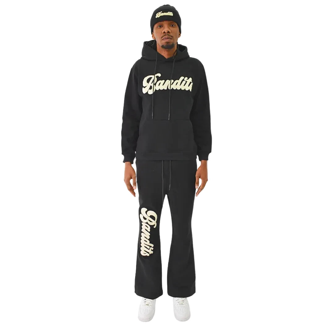 Bandits Varsity Script Pullover Hoodies 'Black'