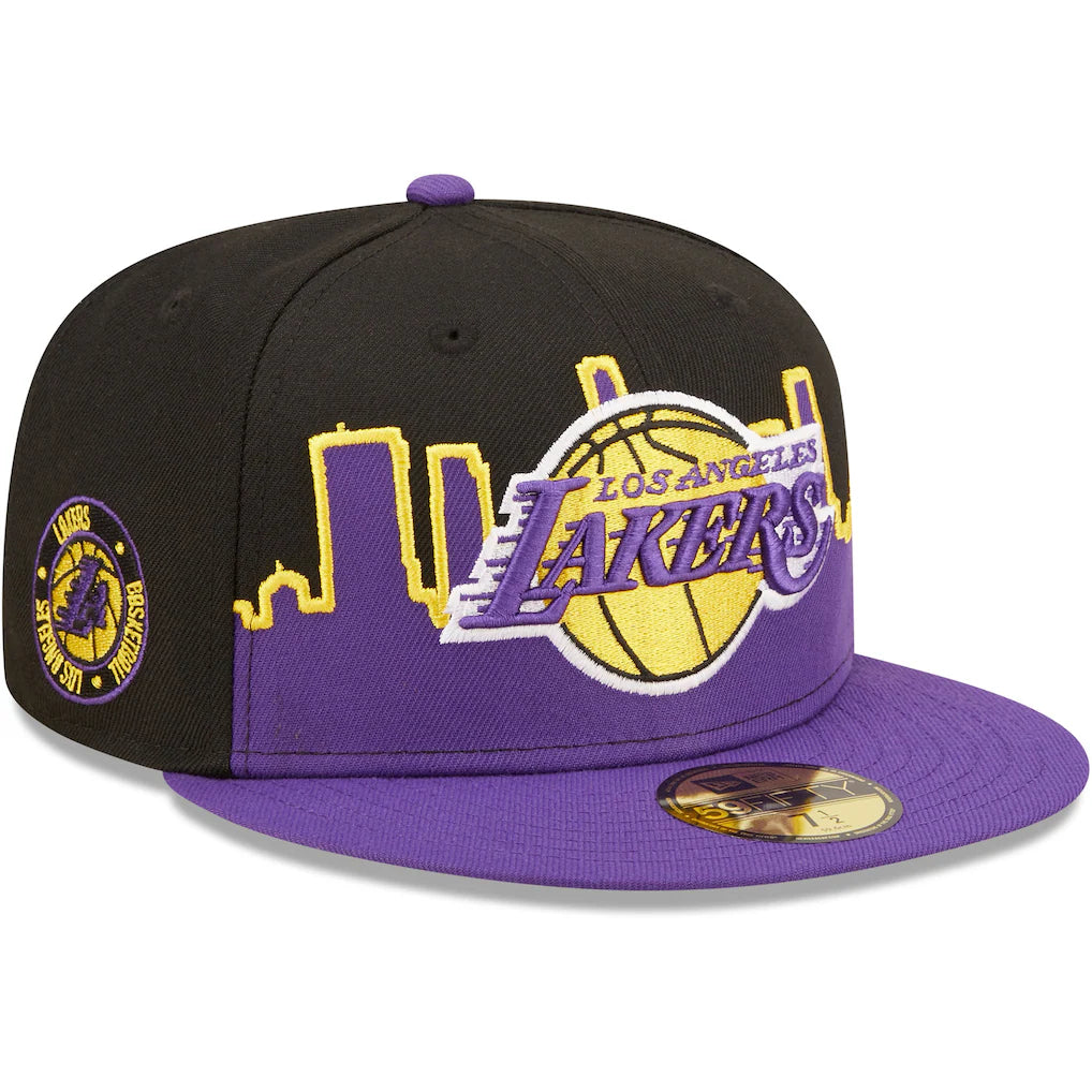 New Era Los Angeles Lakers 2022 Tip-Off Fitted Hat 'Black/Purple'