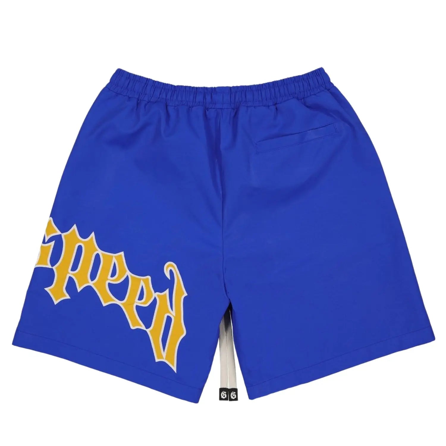 Godspeed OG Logo Nylon Shorts 'Blue/Yellow'