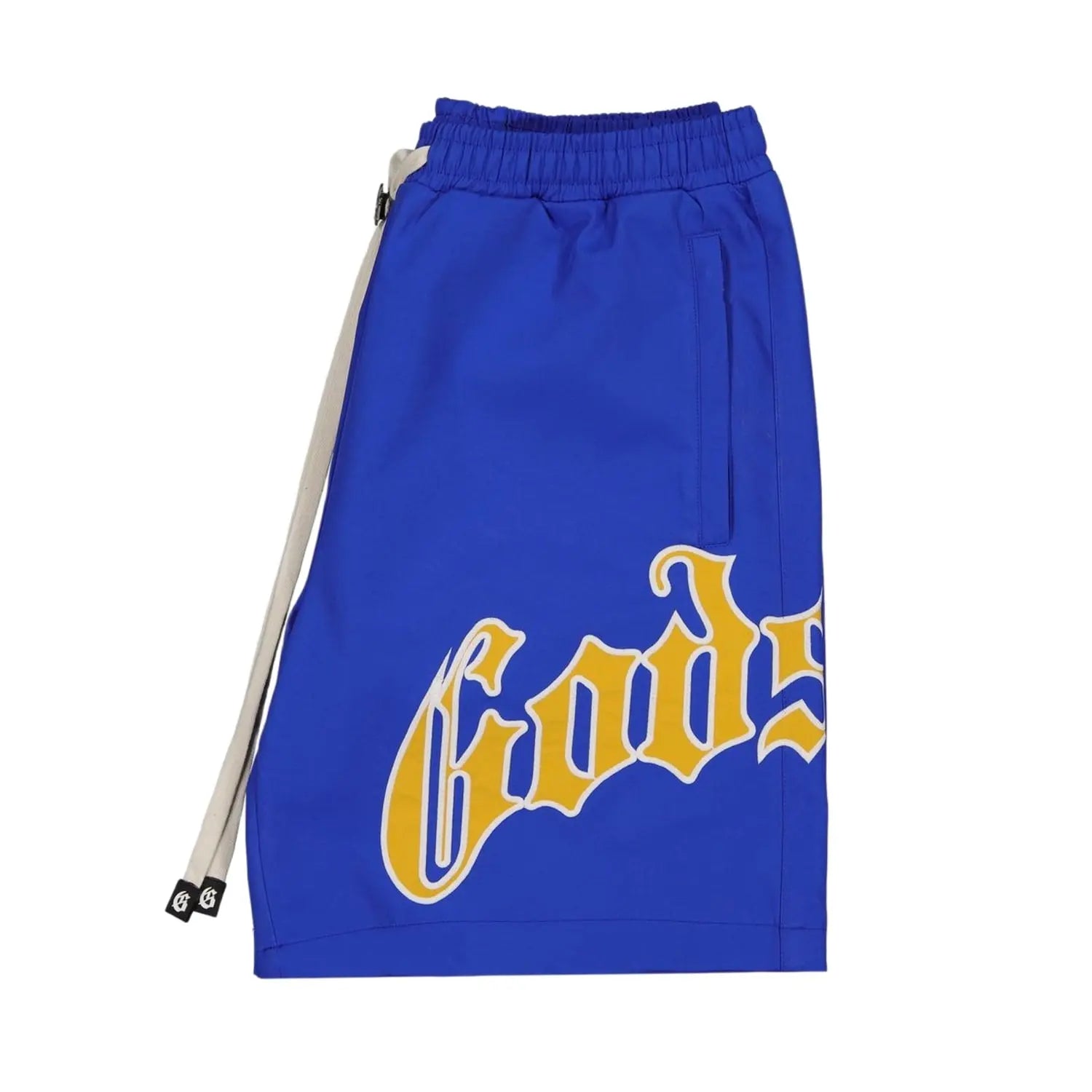 Godspeed OG Logo Nylon Shorts 'Blue/Yellow'