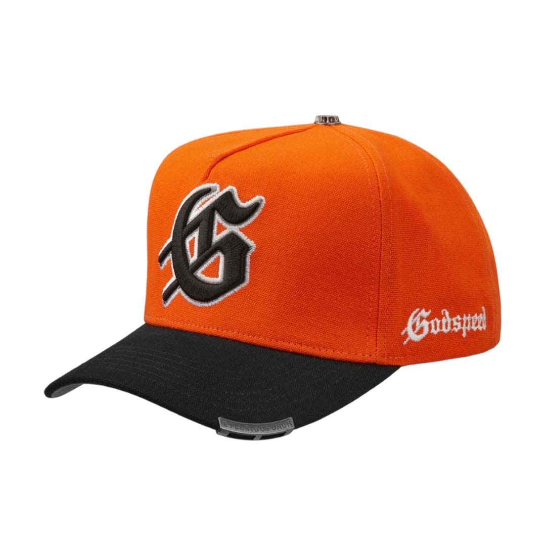 Godspeed G Logo Snapback Hat 'Orange Black'