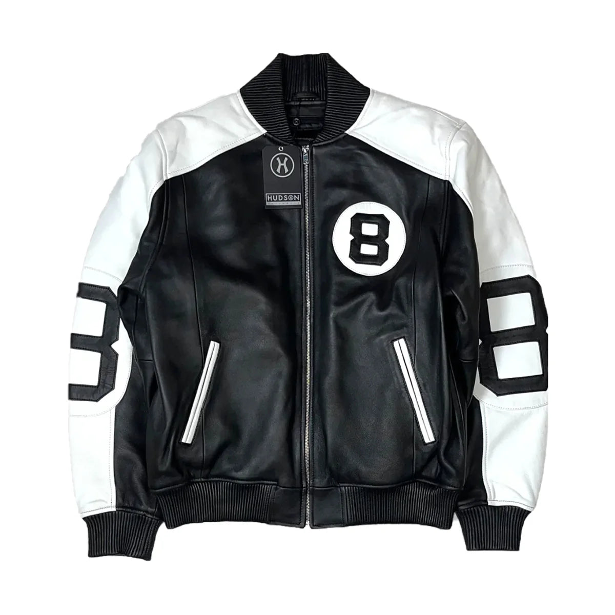 Hudson Outerwear Mens 8-Ball Jackets 'Black White'