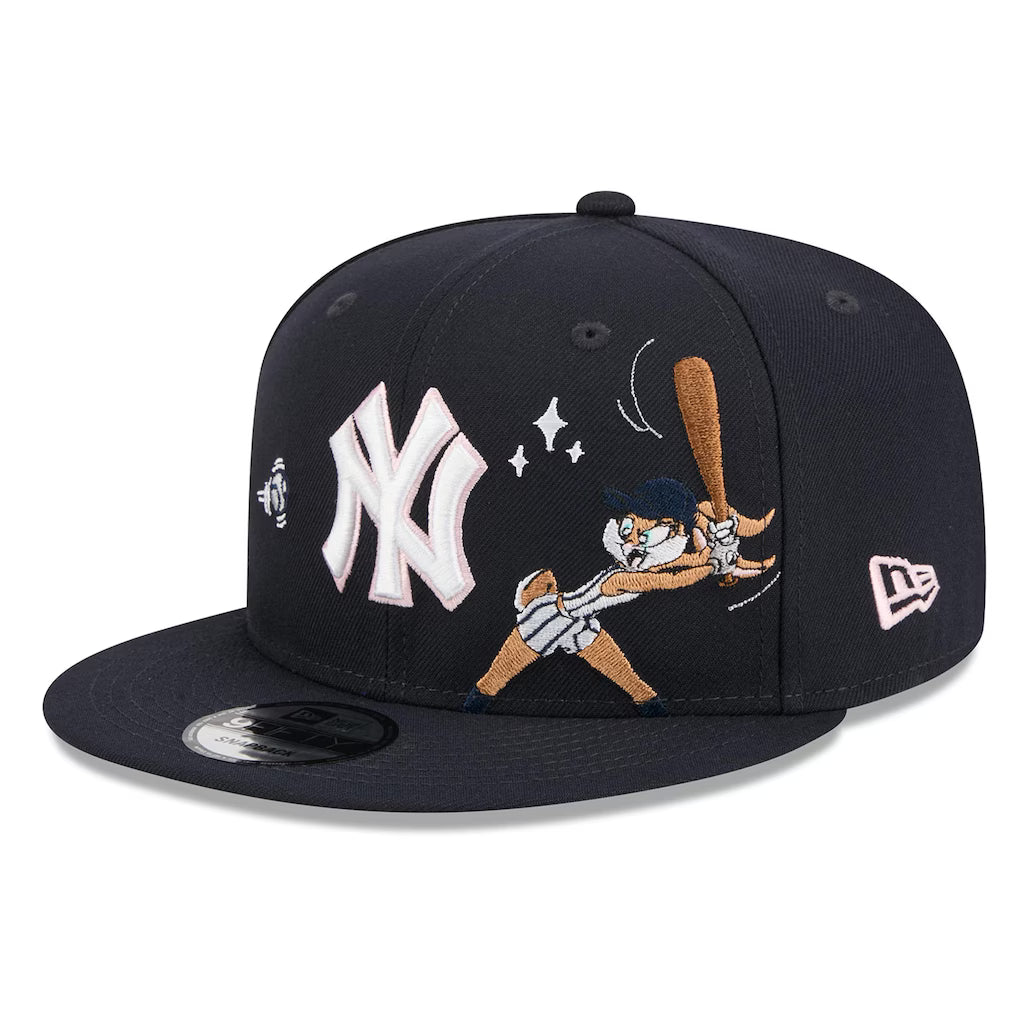 New York Yankees New Era Looney Tunes Lola Bunny 9FIFTY Snapback Hat - Navy