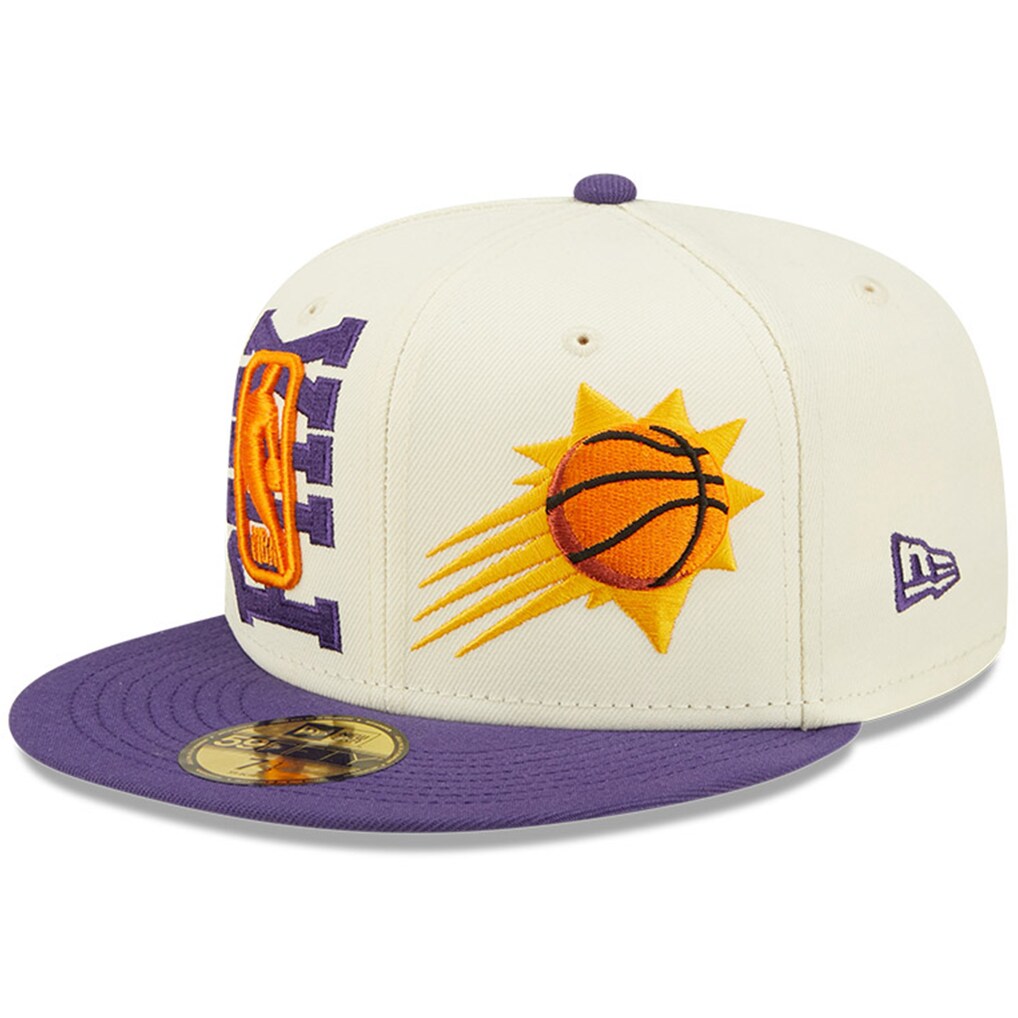New Era Phoenix Suns 2022 NBA Draft Fitted Hat 'Cream/Purple'