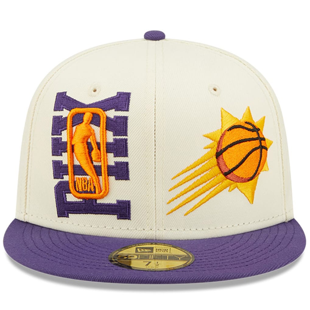 New Era Phoenix Suns 2022 NBA Draft Fitted Hat 'Cream/Purple'