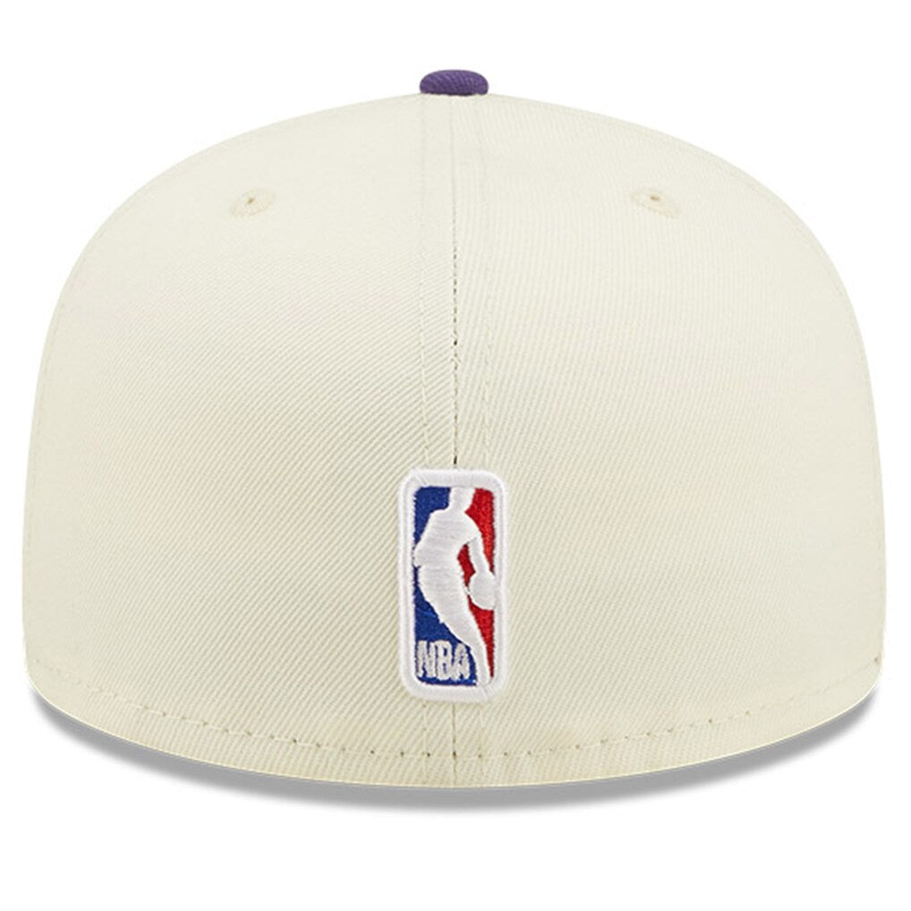 New Era Phoenix Suns 2022 NBA Draft Fitted Hat 'Cream/Purple'