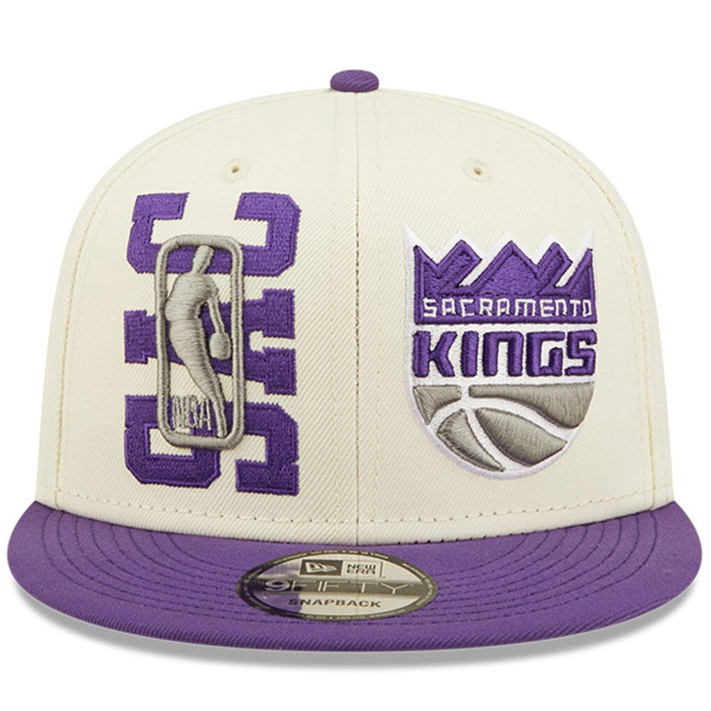 New Era Sacramento Kings 2022 NBA Draft Snapback 'Cream Purple'