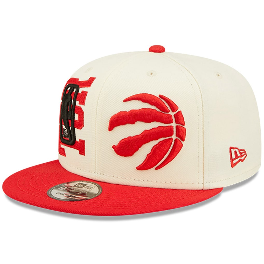 New Era Toronto Raptors 2022 NBA Draft Snapback Hat 'Cream/Red'