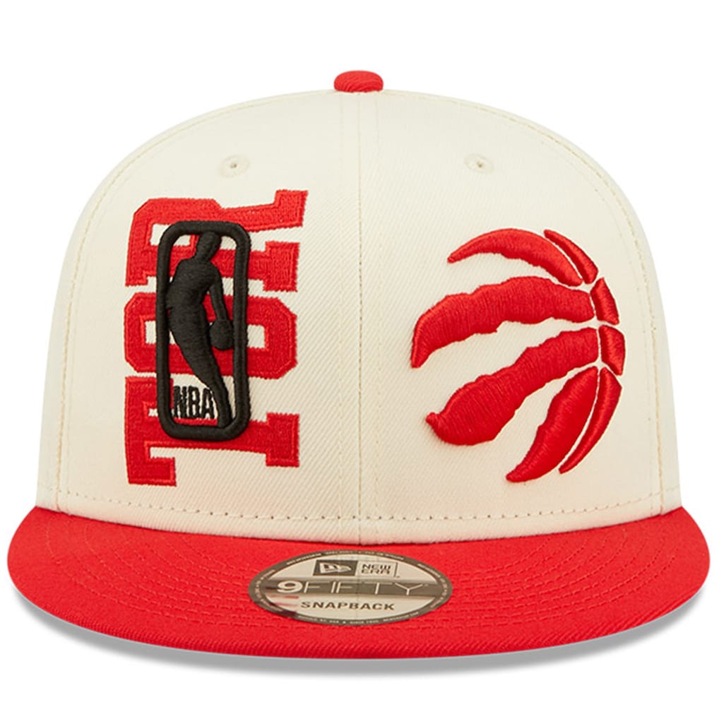 New Era Toronto Raptors 2022 NBA Draft Snapback Hat 'Cream/Red'