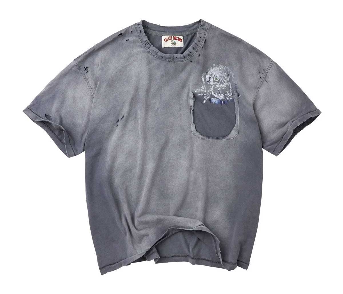 Vale Forever Skullies T-Shirts 'Grey'