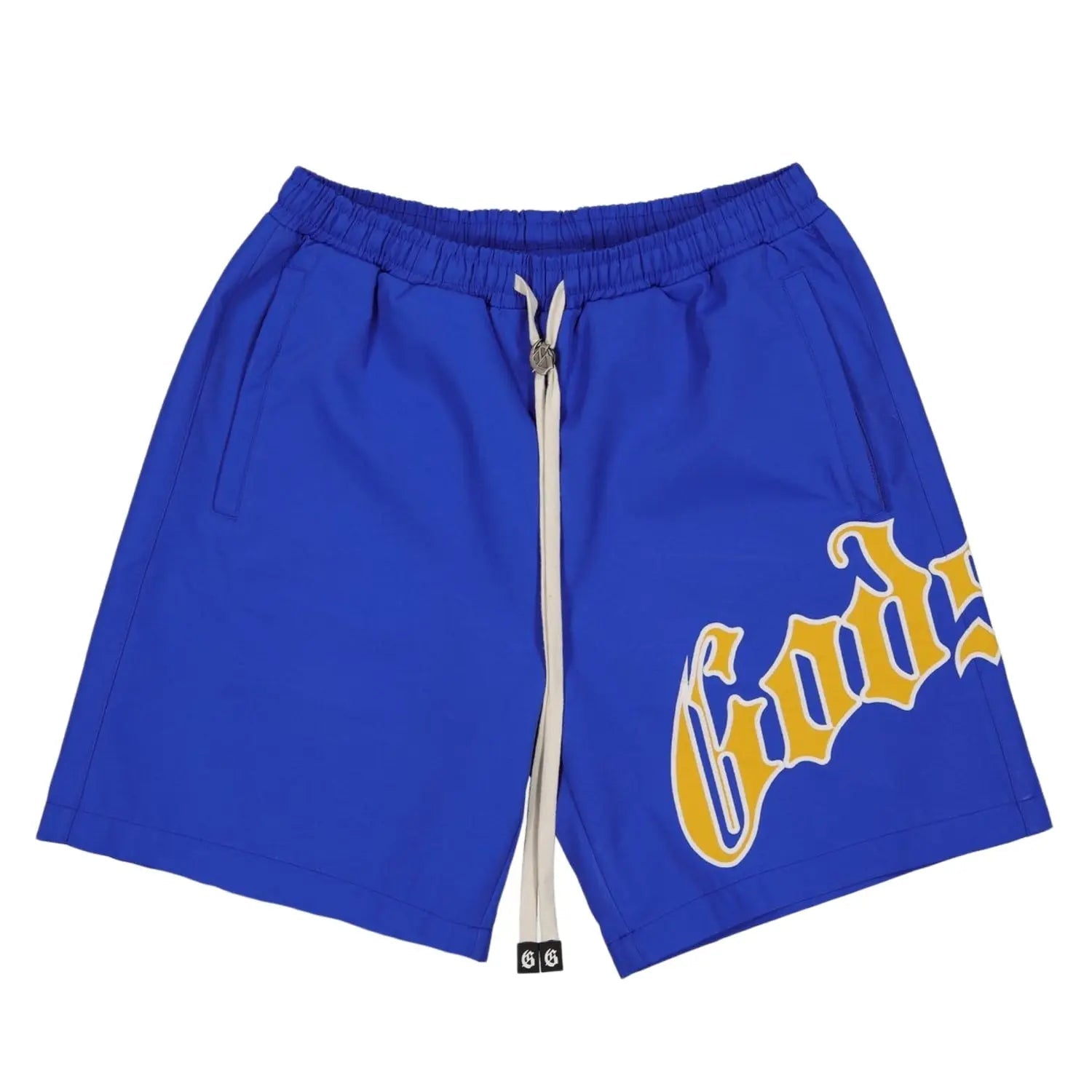 Godspeed OG Logo Nylon Shorts 'Blue/Yellow'