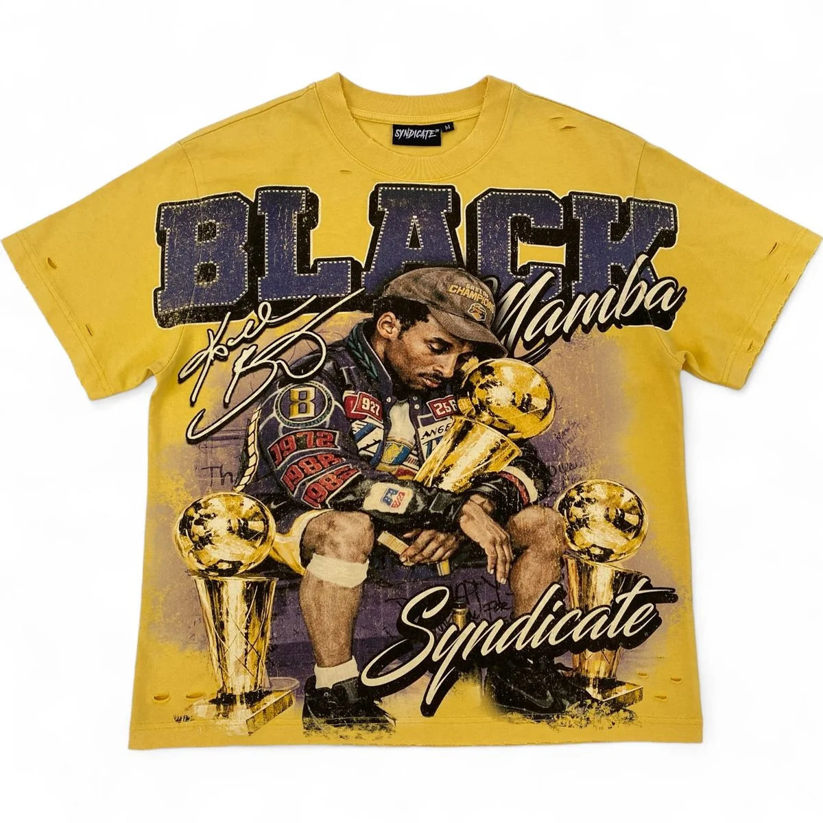 The Syndicate 'KB' T-Shirt Yellow Wash