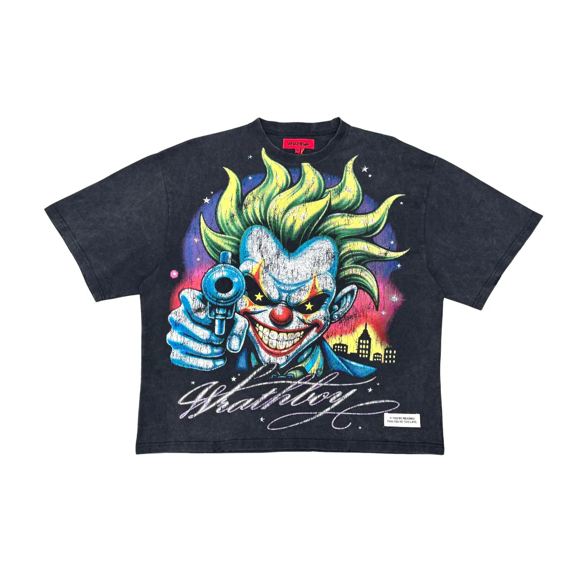 WrathBoy Clown T-Shirt Vintage 'Black'