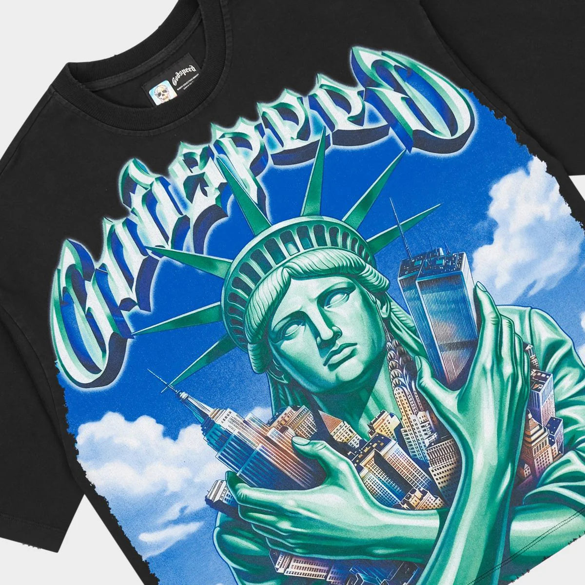 Godspeed Empire Guardians T-Shirt 'Black Wash'