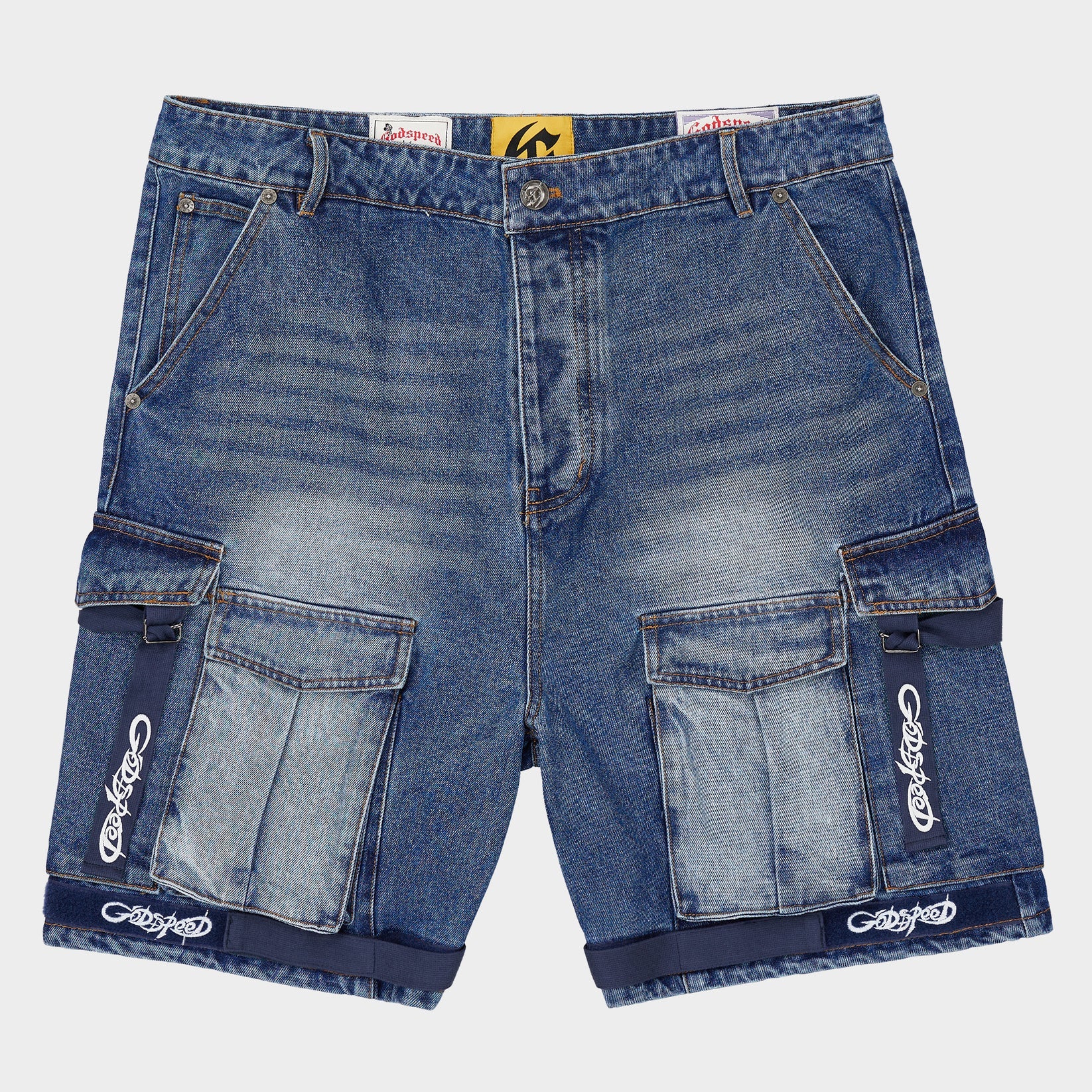 Godspeed Utility Denim Shorts 'Blue/Blue'