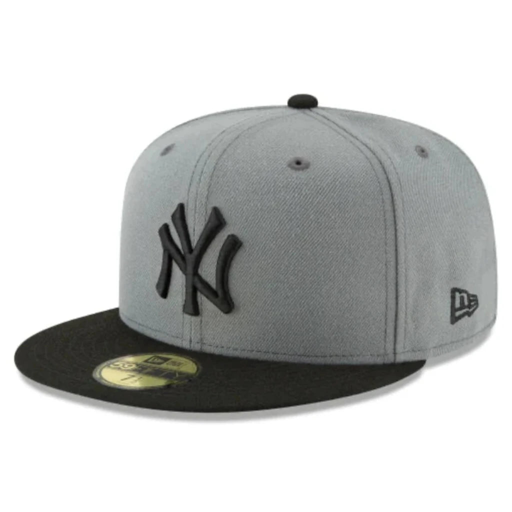 New Era New York Yankees Fitted Hat 'Grey/Black'