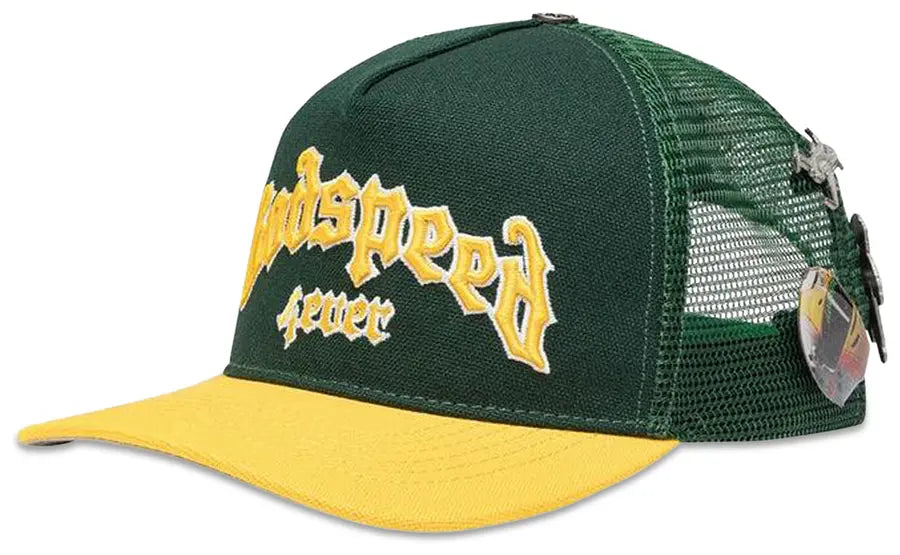 Godspeed Forever Trucker Hat 'Green Yellow'