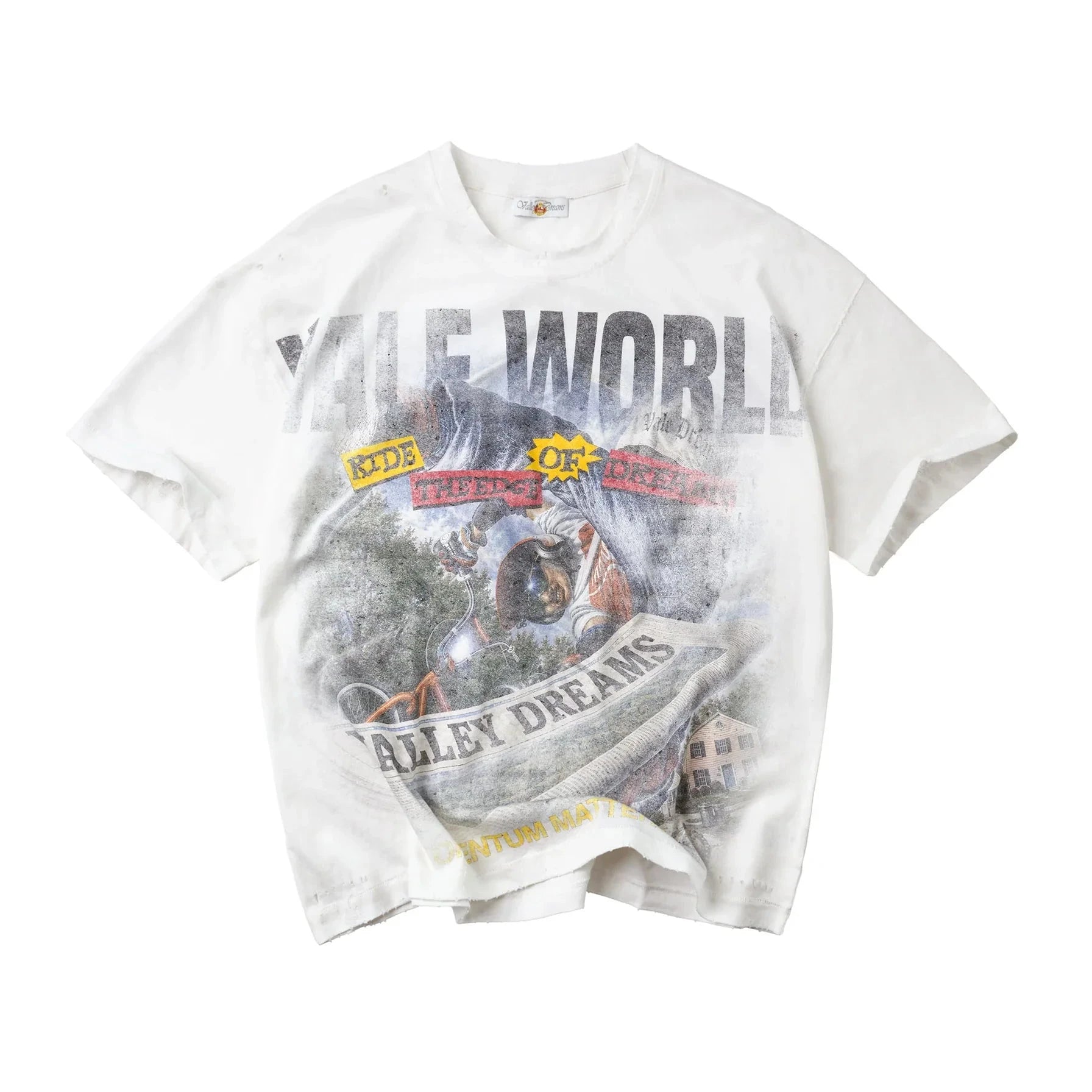 Vale Forever Newspaper T-Shirt 'White'
