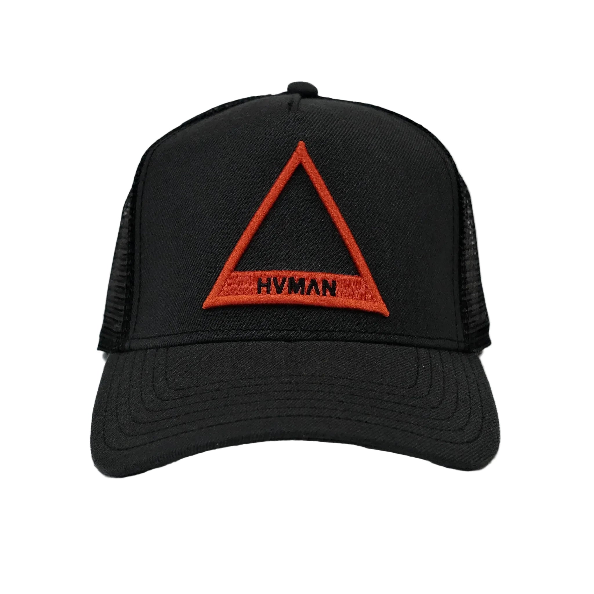 Cult Triangle Logo Mesh Trucker Hat 'Black/Red'