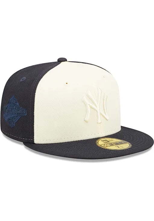New Era New York Yankees Tonal 2 Tone Fitted Hat 'Navy/Cream'