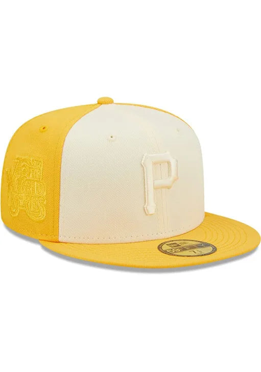 New Era Pittsburgh Pirates Yellow Tonal 2 Tone Fitted Hat 'Yellow'