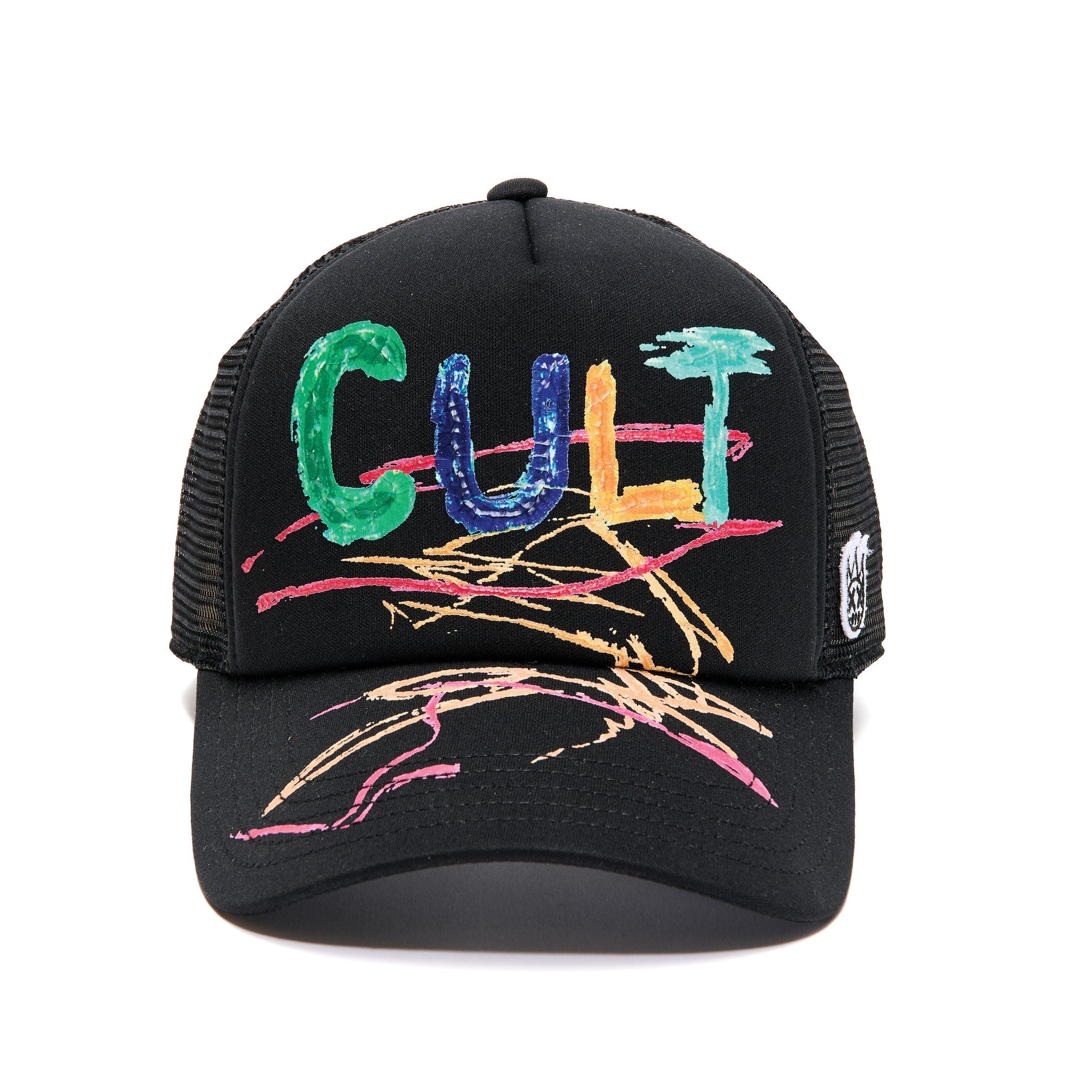 Cult Shimuchan Foam Trucker Hat "Hand Drawn" 'Black'