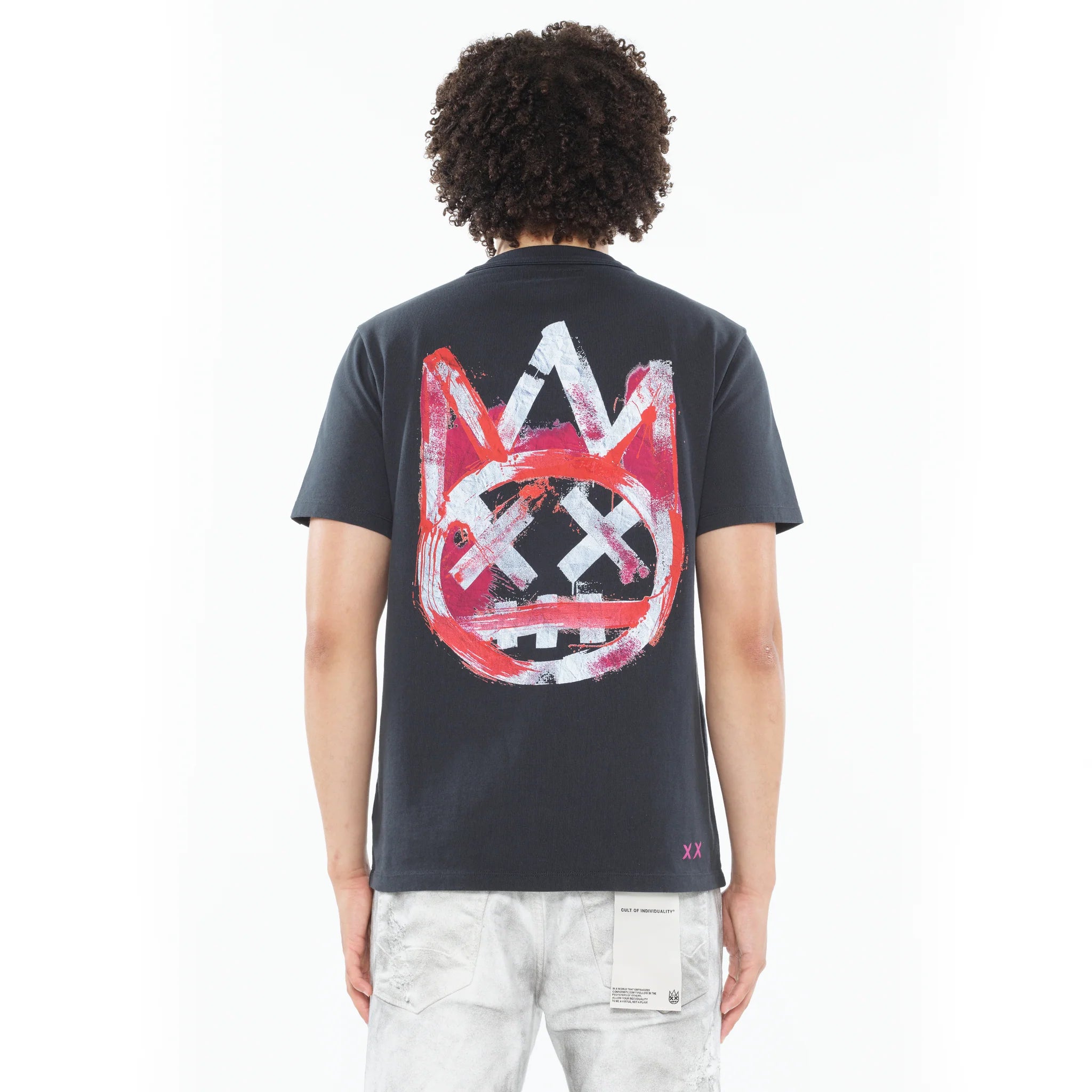 Cult "Artist Logo" Short Sleeve Crew Neck T-Shirts 'Steel'