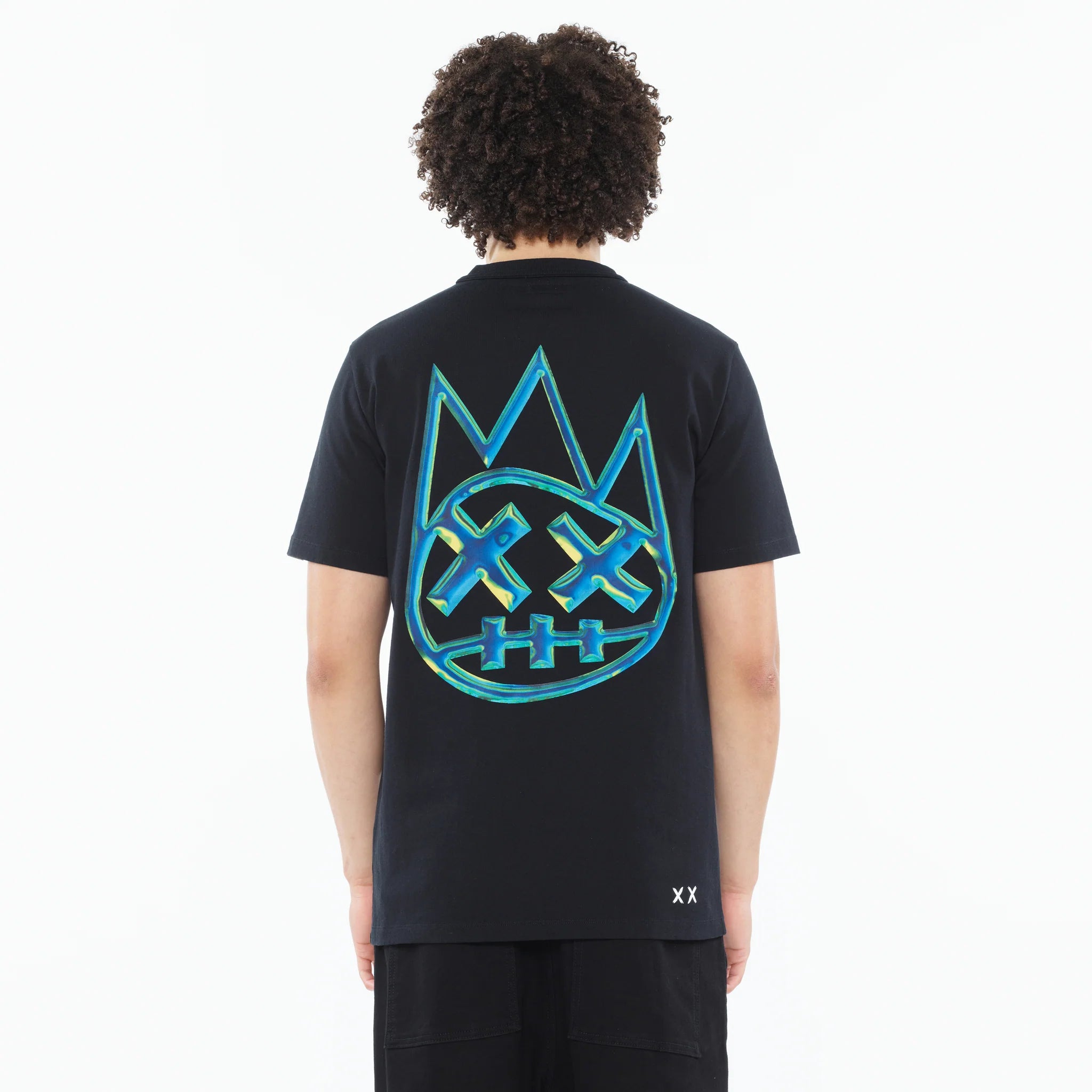 Cult "Bubble Logo" Short Sleeve Crew Neck T-Shirts 'Black'