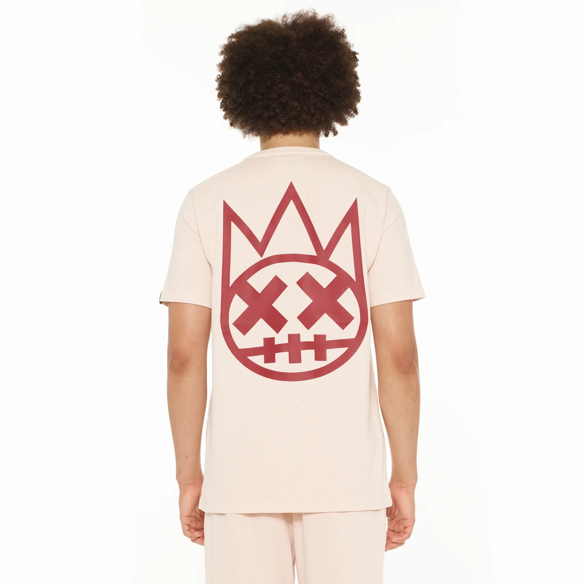 Cult Short Sleeve Crew Neck T-Shirts "Shimuchan" Logo 'Powder Pink'