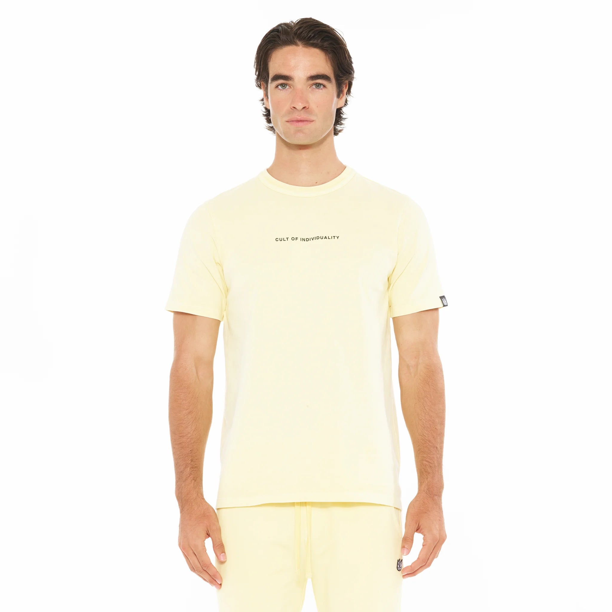 Cult's Short Sleeve Crew Neck Tee "Shimuchan" Logo 'Banana'
