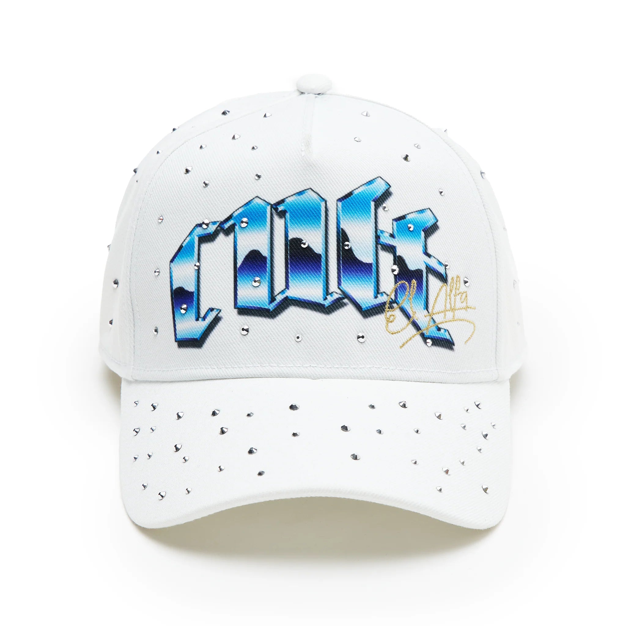 Cult x El Alfa Premium Logo Trucker Hats 'Winter White'