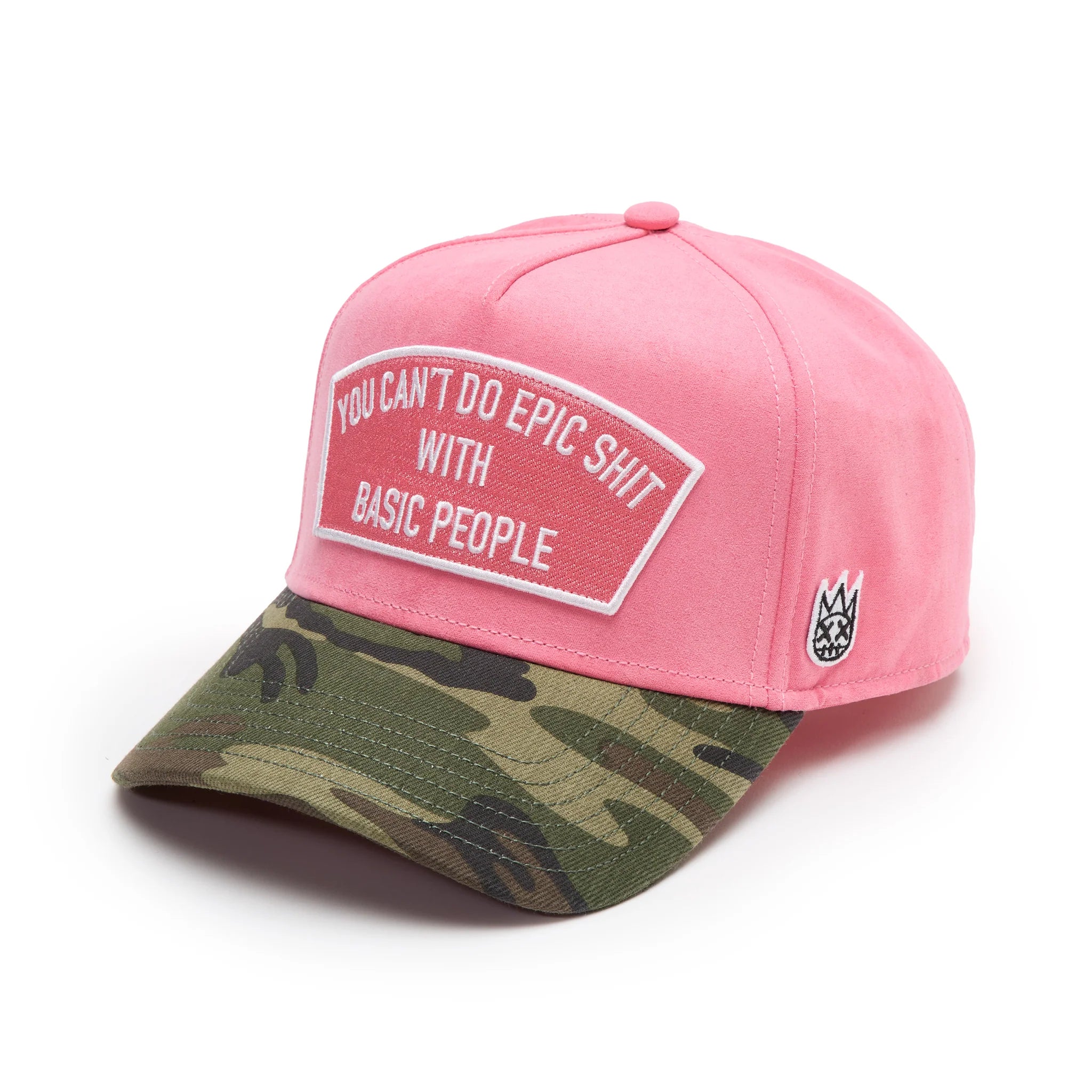Cult "Cant Do Epic Sh*t" Trucker Hat 'Camo/Pink'