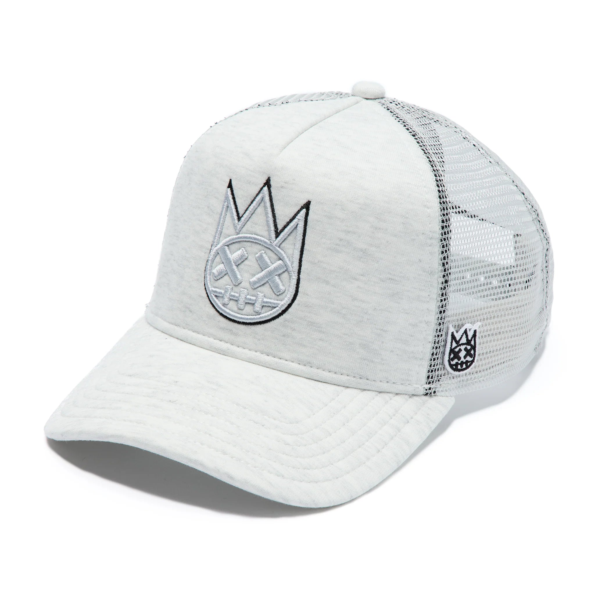 Cult's Logo Mesh Back Trucker Hats 'Heather Grey'