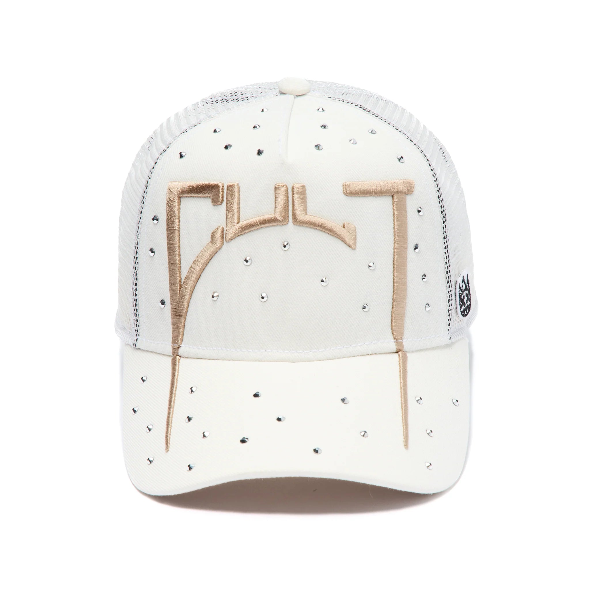 Cult's Mesh Back Trucker Hat "Cult Arch Logo" 'Winter White'