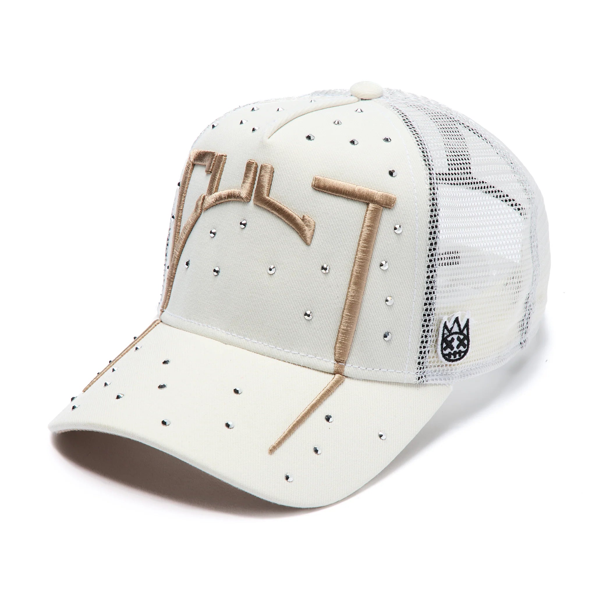 Cult's Mesh Back Trucker Hat "Cult Arch Logo" 'Winter White'