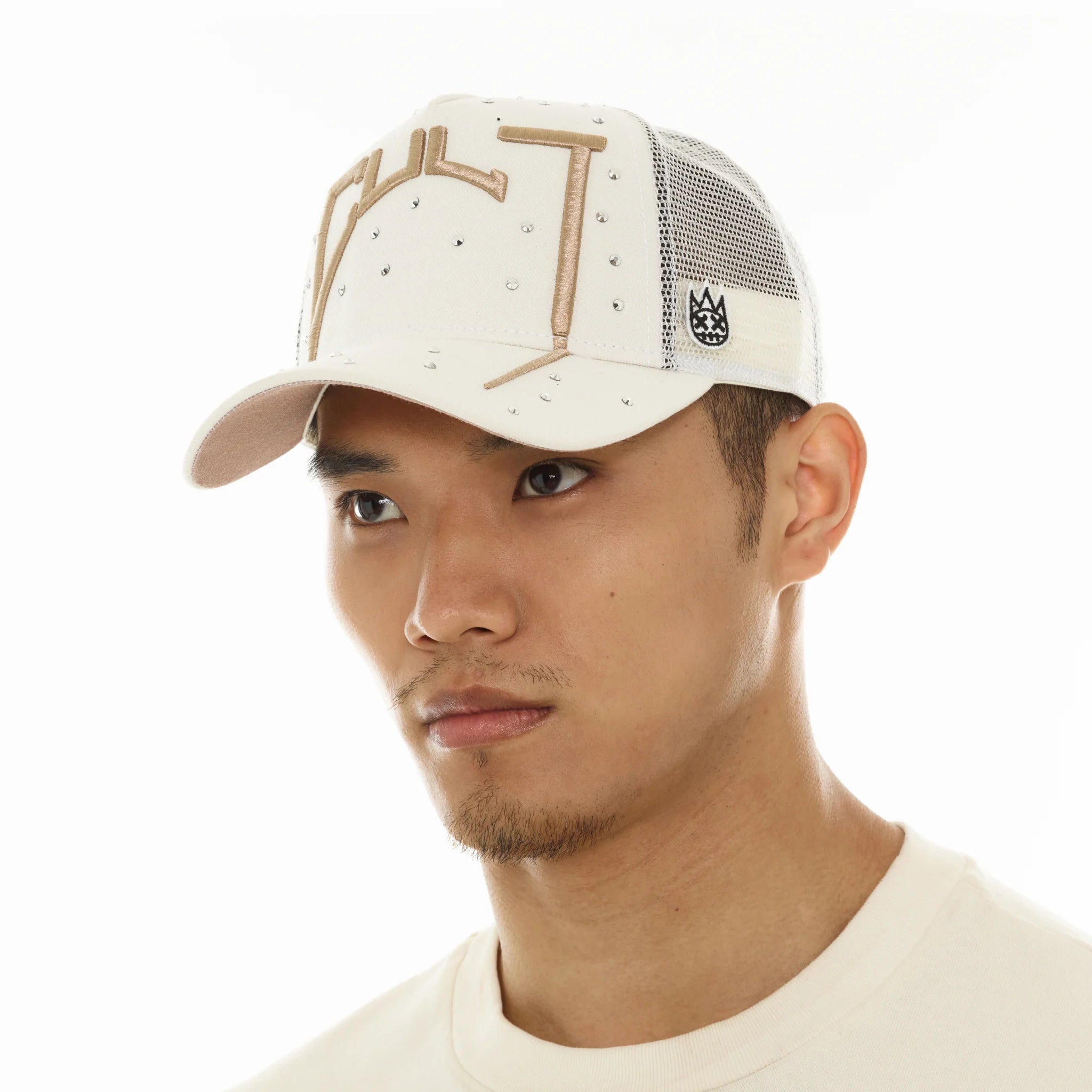 Cult's Mesh Back Trucker Hat "Cult Arch Logo" 'Winter White'