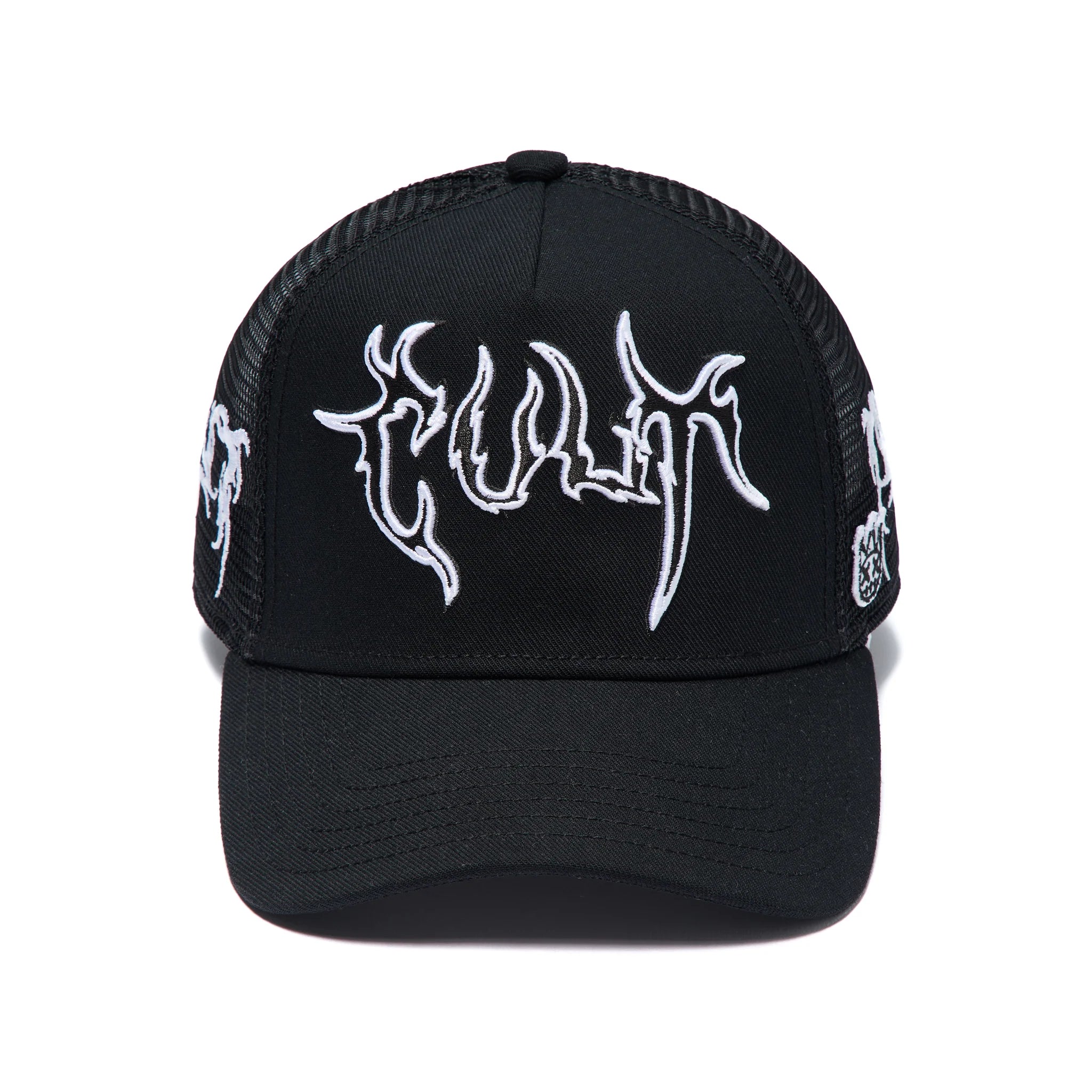 Cult Mesh Back "Raven"  Trucker Hat 'Black'