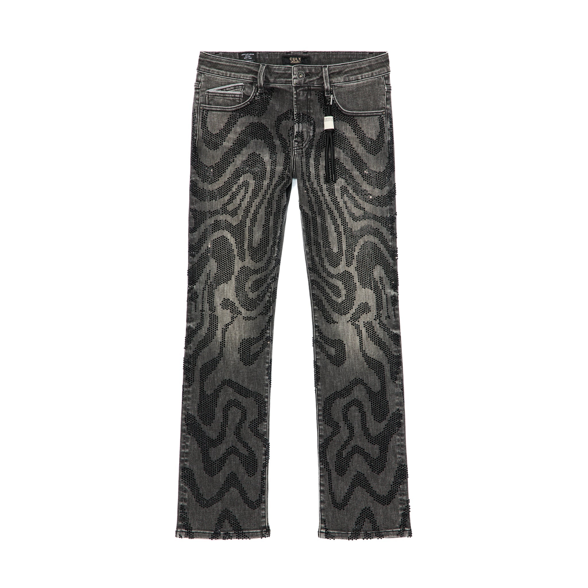 Cult's Signature Rebel Straight Jeans 'Swirl'