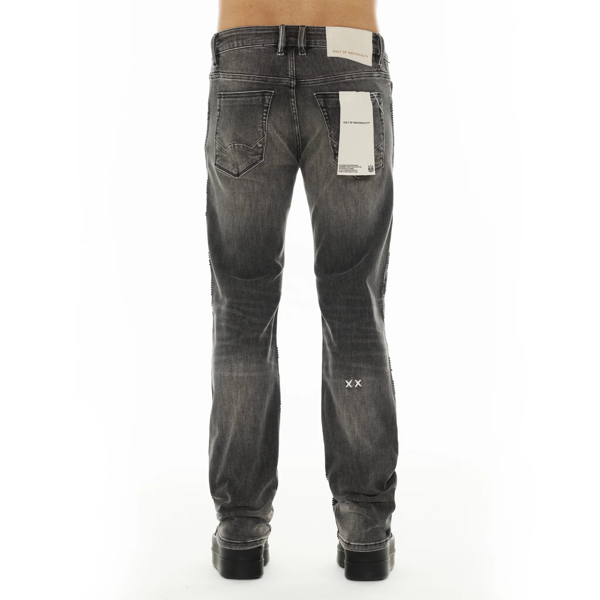 Cult's Signature Rebel Straight Jeans 'Swirl'