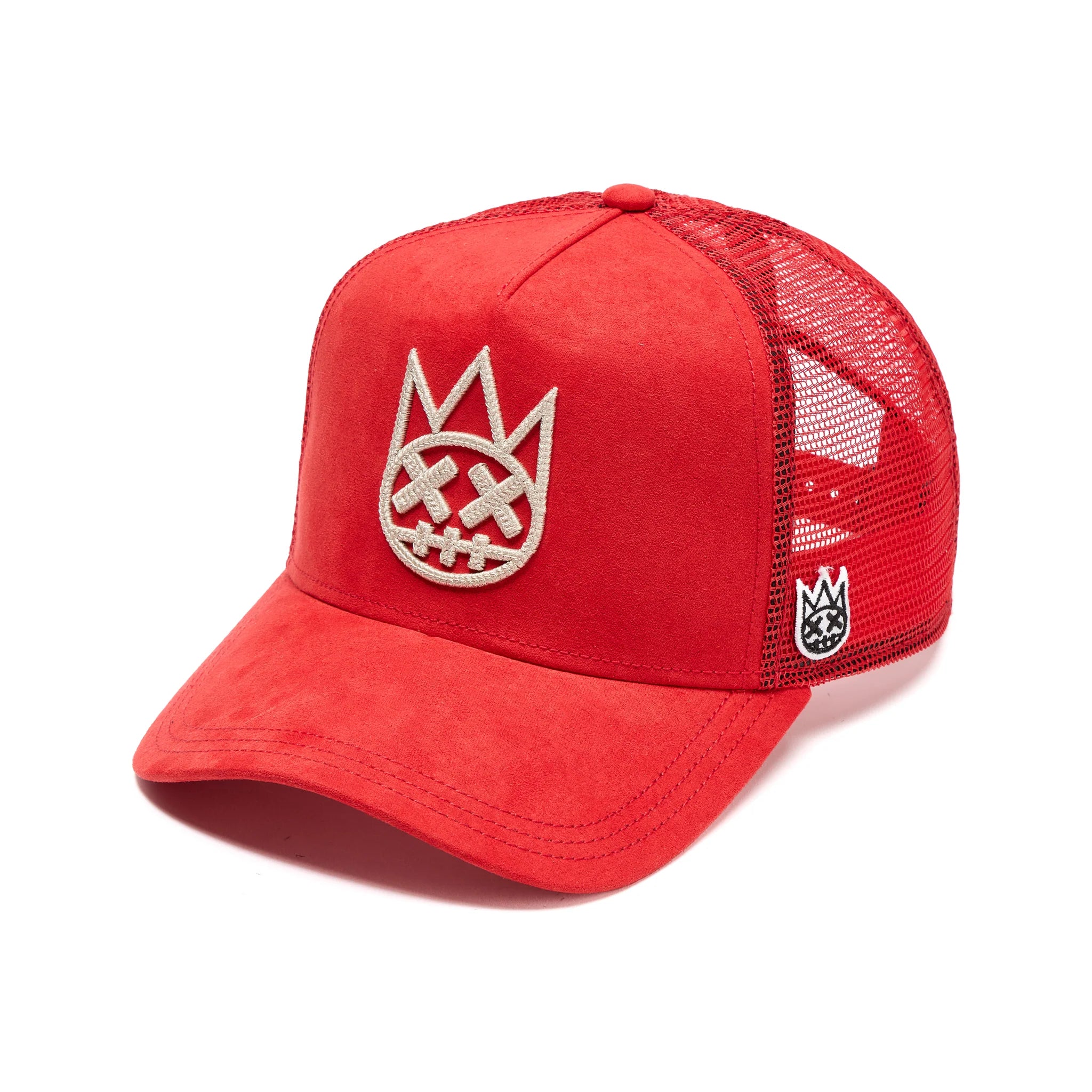 Cult's Logo Mesh Back Trucker Hat 'Racing Red'