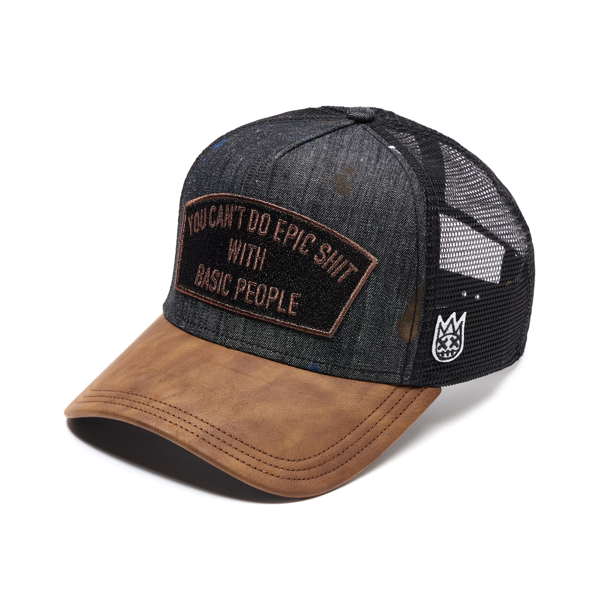 Cult's Mesh Back Trucker Hat 'Can't Do Epic Shit' Painter
