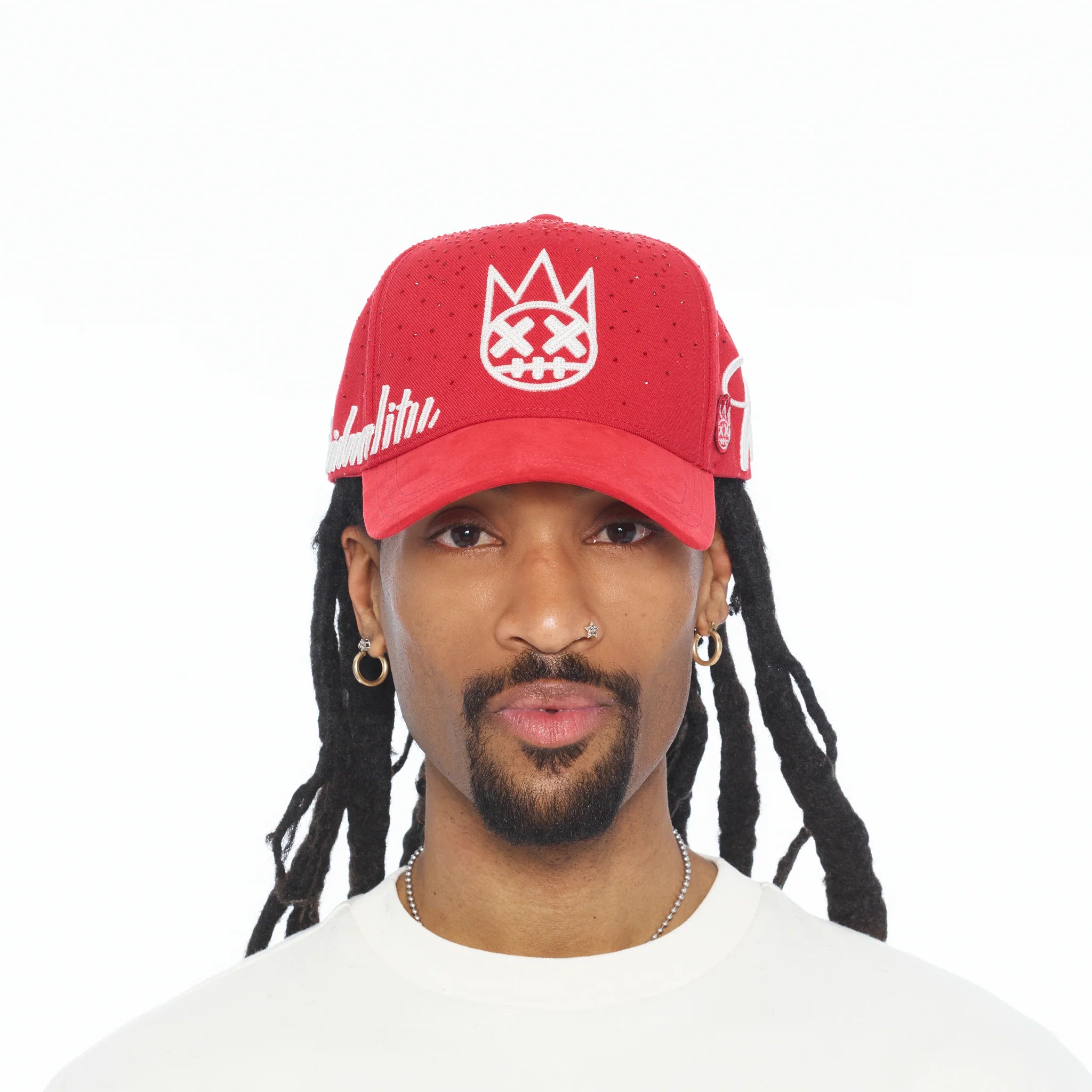 Cult Mesh Back Trucker Hat 'Crystal Burst' Racing Red